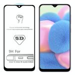 Per Galaxy A30s 9H 5D Full Glue Pellicola in vetro temperato a schermo intero