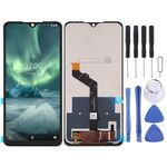 Schermo LCD TFT per Nokia 7.2 / 6.2 / TA-1193 / TA-1178 / TA-1196 / TA-1181 con assemblaggio completo di digitalizzatore