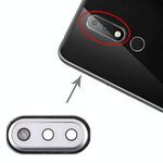Copriobiettivo fotocamera per Nokia X6 (bianco)