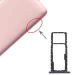 Vassoio scheda SIM + vassoio scheda SIM + vassoio scheda micro SD per Asus Zenfone Live L1 ZA550KL X00RD (nero)