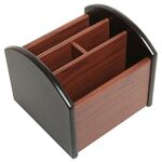 Scatola portapenne in legno a 4 scomparti
