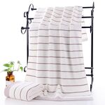 Asciugamano da bagno a 32 fili Cotton Wave assorbente e durevole (Milky)