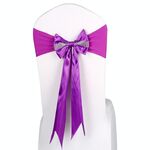 Per eventi di matrimonio Cerimonia di festa Banchetto Decorazione natalizia Sedia Fiocco Fiocco Sedia elastica Fasce posteriori Fasce per sedie Fasce per sedie