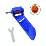 Smerigliatrice portatile per punte da trapano con gambo diritto in ferro (senza fibbia blu)