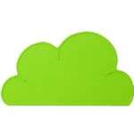 Tovaglietta in silicone per bambini Tovaglietta per studenti con protezione ambientale impermeabile, colore: verde