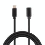 Cavo caricatore adattatore di alimentazione da maschio a femmina tipo C / USB-C, lunghezza: 1,5 m (nero)