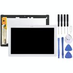 Schermo LCD OEM per Asus Zenpad 10 Z300 Z300CL Z300CNL P01T (versione cavo flessibile giallo) con assemblaggio completo digitalizzatore (bianco)