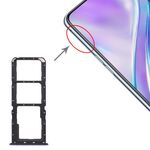 Per OPPO Realme X2 Vassoio per schede SIM + Vassoio per schede SIM + Vassoio per schede Micro SD (viola)