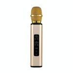 Microfono per computer Bluetooth con doppio altoparlante magnetico interno portatile K6 (oro)