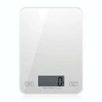 Bilancia elettronica digitale da cucina mini piccola 5 kg / 1 g (bianca)