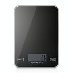 Bilancia elettronica digitale da cucina mini piccola 5 kg / 1 g (nera)