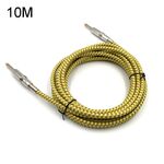 Cavo di collegamento per basso elettrico in legno Cavo audio a treccia per riduzione del rumore, lunghezza cavo: 10 m