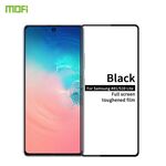 Per Galaxy A91 / S10 Lite MOFI 9H 2.5D Pellicola in vetro temperato a schermo intero (nero)