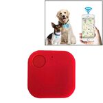 Allarme portachiavi antifurto a distanza Bluetooth portatile mini quadrato anti smarrimento intelligente (rosso)