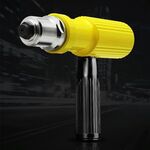 Accessori per teste di conversione per rivettatrici elettriche (giallo)