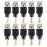 10 PCS 5,5 x 1,7 mm Maschio a USB 2.0 Connettore di alimentazione CC maschio