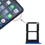 Per Vassoio per schede SIM Realme X2 Pro + Vassoio per schede SIM (blu)