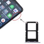Per Vassoio per schede SIM Realme X2 Pro + Vassoio per schede SIM (argento)