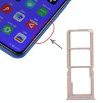 Per OPPO A11x/A11/A9 (2020)/A5 (2020) Vassoio scheda SIM + Vassoio scheda SIM + Vassoio scheda Micro SD (oro)