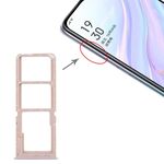 Per OPPO A11 Vassoio scheda SIM + Vassoio scheda SIM + Vassoio scheda Micro SD (oro)