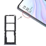 Per OPPO A11 Vassoio per scheda SIM + Vassoio per scheda SIM + Vassoio per scheda Micro SD (blu)