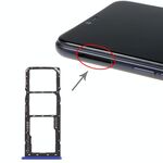 Per Realme 2 Vassoio per schede SIM + Vassoio per schede SIM + Vassoio per schede Micro SD (blu)