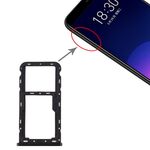 Per Meizu M6T Vassoio Scheda SIM + Vassoio Scheda SIM/Micro SD (Nero)