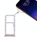 Per Meizu M6T Vassoio scheda SIM + Vassoio scheda SIM / Micro SD (rosa)