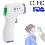 [Magazzino HK] TG8818H Termometro a infrarossi per corpo senza contatto sulla fronte, intervallo di temperatura: 32,0 gradi C - 42,5 gradi C (viola)