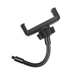 Pulluz Porta a clip flessibile con base di serraggio (nero)