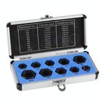 Strumento per la rimozione del dado esagonale del manicotto dell'estrattore del dado danneggiato 10 in 1, stile: basso