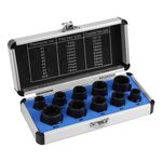 Strumento per la rimozione del dado esagonale del manicotto dell'estrattore del dado danneggiato 10 in 1, stile: stile alto