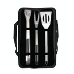 Set di stoviglie per esterni 3 in 1 Set di utensili da picnic per barbecue da campeggio