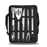 Set di stoviglie per esterni 5 in 1 Set di utensili da picnic per barbecue da campeggio
