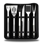 Set di stoviglie per esterni 6 in 1 Set di utensili da picnic per barbecue da campeggio