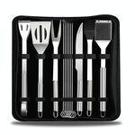Set di stoviglie per esterni 12 in 1 Set di utensili da picnic per barbecue da campeggio