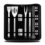 Set di stoviglie per esterni 18 in 1 Set di utensili da picnic per barbecue da campeggio