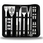 Set di stoviglie da esterno 20 in 1 Set di utensili da picnic per barbecue da campeggio