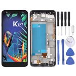 Schermo LCD TFT per LG K40 LMX420 / X4 2019 / K12 Plus, doppia SIM con digitalizzatore assemblaggio completo (nero)
