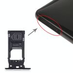 Vassoio scheda SIM + vassoio scheda SIM + vassoio scheda micro SD per Sony Xperia XZ2 (argento)