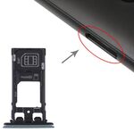 Vassoio scheda SIM + vassoio scheda SIM + vassoio scheda micro SD per Sony Xperia XZ2 Compact (verde)