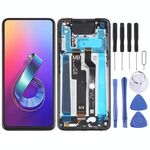 Schermo LCD OEM per Asus Zenfone 6 ZS630KL I01WD digitalizzatore assemblaggio completo con cornice (nero)