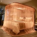 Zanzariera a tre ante retrattile con binario di guida a forma di U, dimensioni: 180x220 cm (giada)