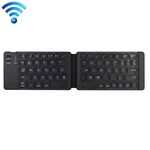 K018 Tastiera wireless Bluetooth pieghevole con 67 tasti di ricarica USB (nera)