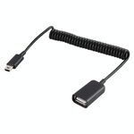 Mini 5 pin maschio a femmina Primavera USB Laptop cavo di ricarica