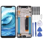 Schermo LCD e digitalizzatore Assemblaggio completo con cornice per Nokia 5.1 Plus / X5 / TA-1102 TA-1105 TA-1108 TA-1109 TA-1112 TA-1120 TA-1199 (nero)