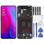 Schermo LCD originale per OPPO Reno / Reno 5G Digitizer Assemblaggio completo con cornice (nero)