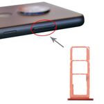 Vassoio per scheda SIM + Vassoio per scheda SIM + Vassoio per scheda micro SD per Nokia 7.2 / 6.2 TA-1196 TA-1198 TA-1200 TA-1187 TA-1201 (arancione)