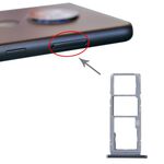 Vassoio scheda SIM + Vassoio scheda SIM + Vassoio scheda micro SD per Nokia 7.2 / 6.2 TA-1196 TA-1198 TA-1200 TA-1187 TA-1201 (Argento)