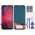 Schermo LCD OLED originale per Motorola Moto Z3 con assemblaggio completo di digitalizzatore (nero)